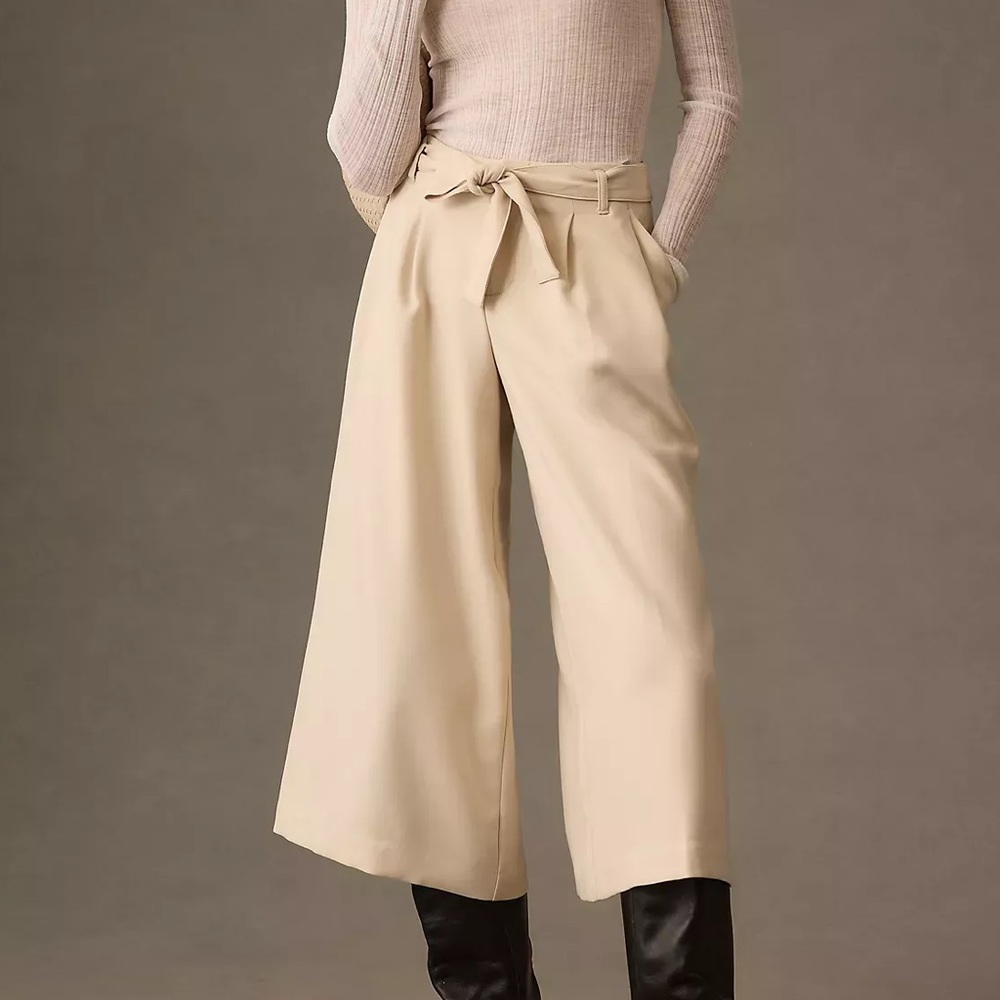 NWT! Anthropologie Tie Waist Culottes